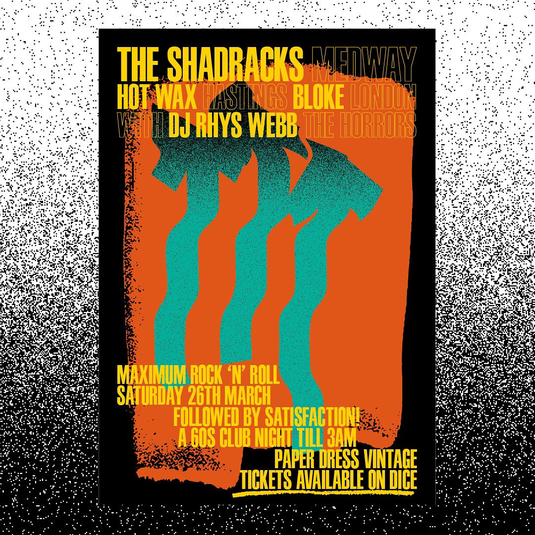 Looking forward to our next gig at <a href="/paperdressed/">Paper Dress Vintage</a> on Saturday the 26th of March 🏁

Tickets 🎫 dice.fm/event/vrn7d-th…