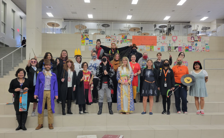 CeleScience's tweet photo. Literacy Day at Cele was a super smashing success! #alliterations #literacy #levar #butyoudonthavetotakemywordforit @CeleColtsRead @CeleMS_PfISD https://t.co/ZgdmkPrOFH