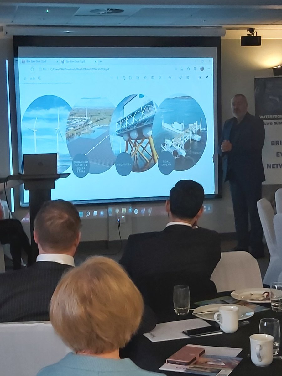 Not just a lagoon, but a major 12 year docklands regeneration. #BlueEden