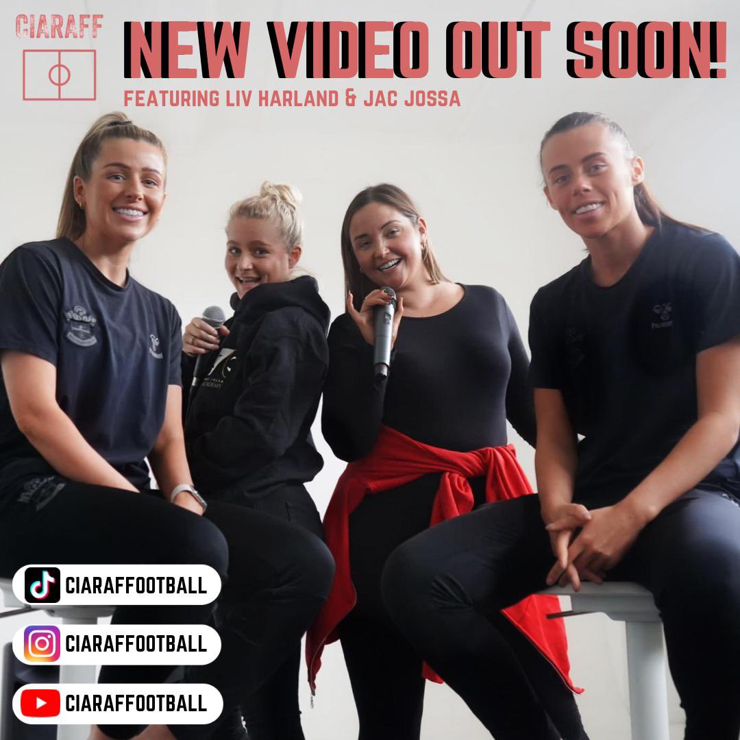 NEW VIDEO next week! Keep a look out, it’s a great one 👀 @jacquelineMjos & @livharland 🎤 😍 @CiaraSherwood & @laurarafferty6 🎤🥴
