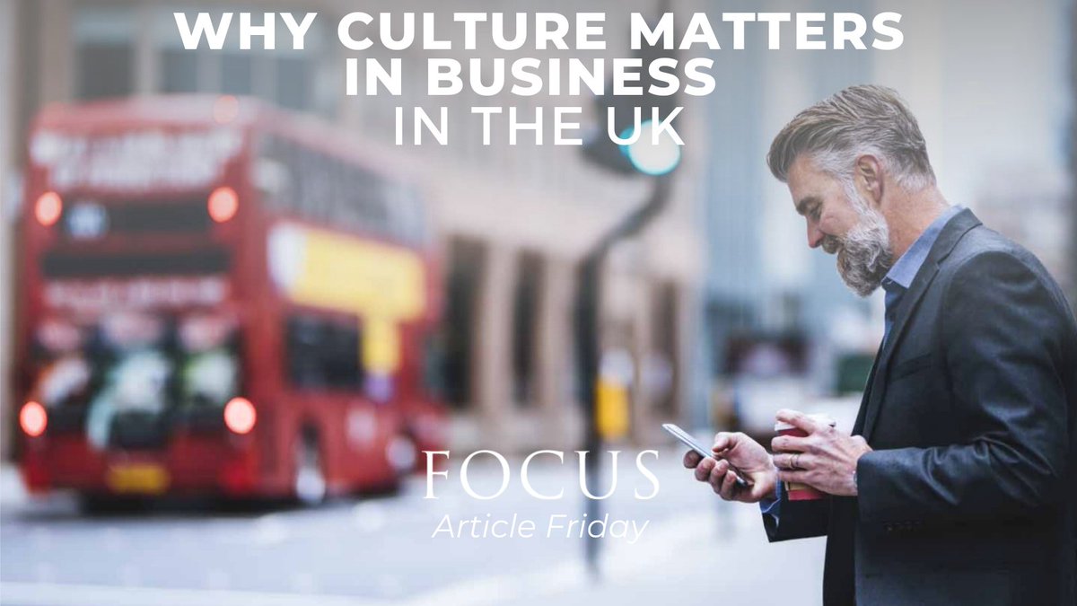 FOCUSInfoUK's tweet photo. The culture we were born into has a considerable influence on how we see the world, that’s "Why culture matters in business in the UK" read our article written by Victoria Rennoldson https://t.co/7ZgMOCYXUk... #businessculture #culturaltraining #businesscommunication https://t.co/VCO7aacZHo