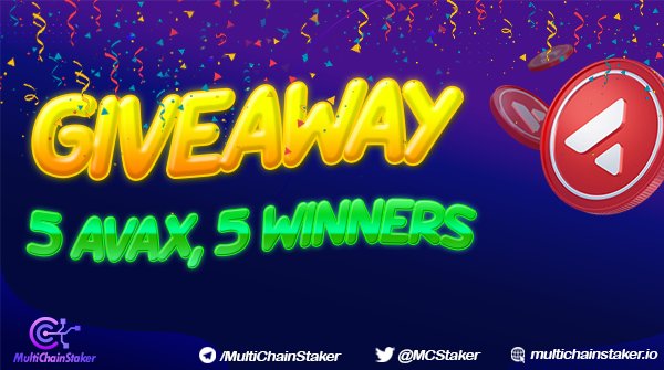 MCStaker's tweet photo. 🥳🥳 GIVEAWAY!!! 🥳🥳
Do you want to be one of the winners?

1- Follow @MCStaker
2- Retweet y like this post.
3- Join our telegram: https://t.co/yDPGCbqhG0

#defi #crypto #avax #avalanche #matic #bnb #bitcoin #ethereum #Doge #shib #cryptocurrency #crypto #DeFi #Defi2 https://t.co/02pMO1IM4w