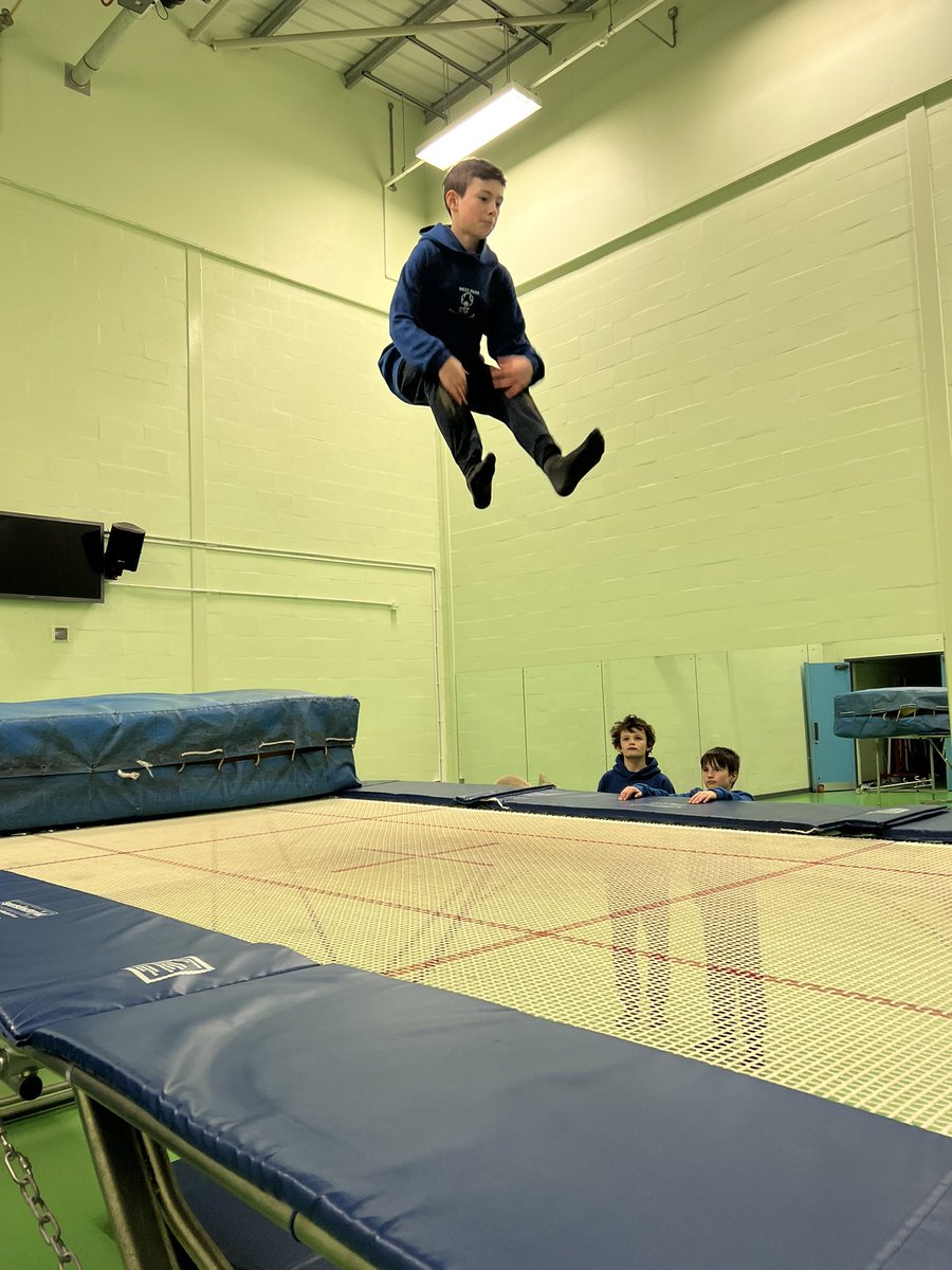 Our JAPP children from West Park, Hart and Elwick enjoying their trampolining session this afternoon. <a href="/HTCS_SSCo/">High Tunstall</a>