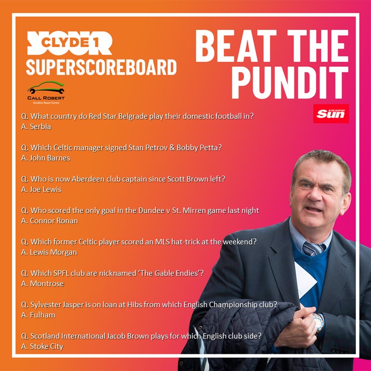 ClydeSSB's tweet photo. 🥱 Ryan from Falkirk barely had to try when he skelped Gordon Dalziel 5-4 on Beat The Pundit last night 🤷‍♂️

🎟️ Tonight is your last chance to win 4 tickets for @bunkeredLive just for taking part in BTP 🏌️

🥊 0141 951 1025 to take on @shinjukushug or @SimonDonnelly13 💪 https://t.co/ZdqzUpXMLe