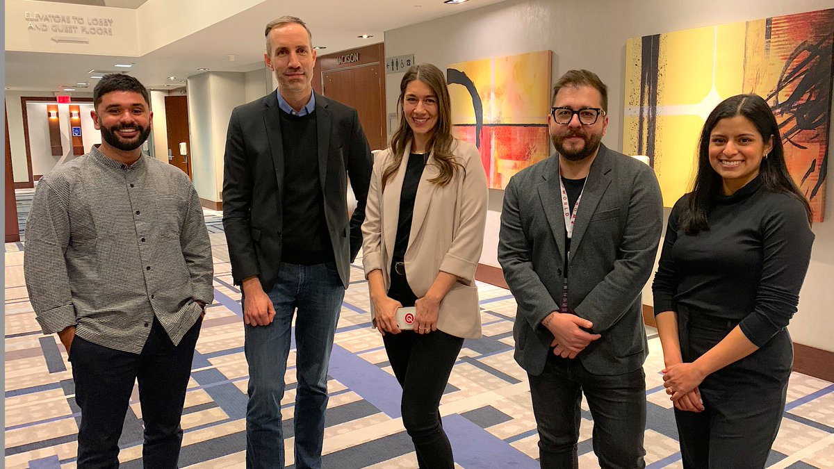 cam_gordon's tweet photo. A legit thrill getting to hang IRL this week w/ my 🇨🇦 tech comms pals @Khawaja17, @ashleym_mossman &amp; @fatimareyes. Many thx to @kostapetrov for hosting our panel as part of #ccbc16. ✌️ https://t.co/ATDtkkzVgb
