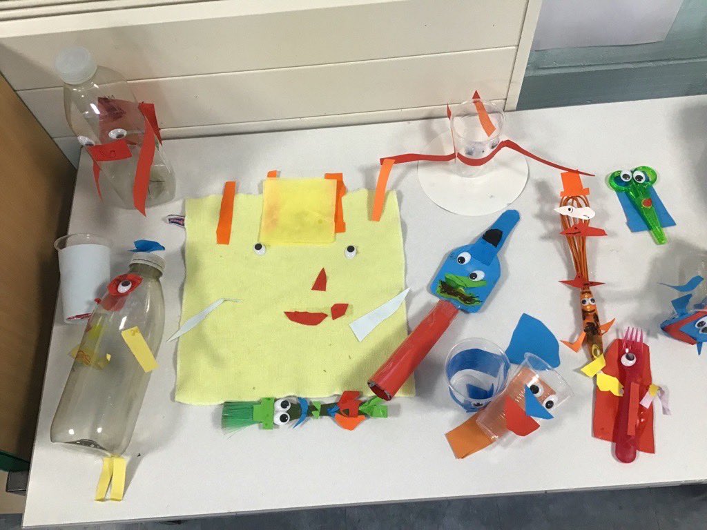 Stmpreprep's tweet photo. 2PS have been very creative! They have designed and created a villain, a sidekick and a superhero based on the book Traction Man. #TractionMan #creativeboys https://t.co/jM1oeXbAYs