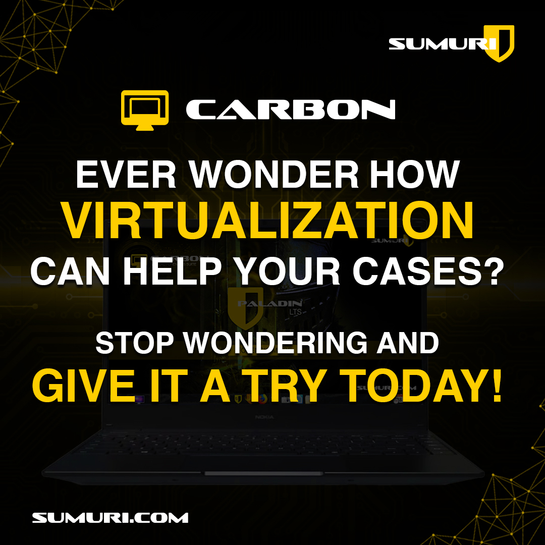 SUMURIForensics's tweet photo. Our revolutionary virtualization tool can be tried for free! CARBON is preloaded on the latest version of PALADIN and has free demos available.
Just fill out the info at this link and start virtualizing today!
#SUMURI #CARBON #SoftwareFeedback #Software #ForensicSimplified https://t.co/RKnuvNbXhk