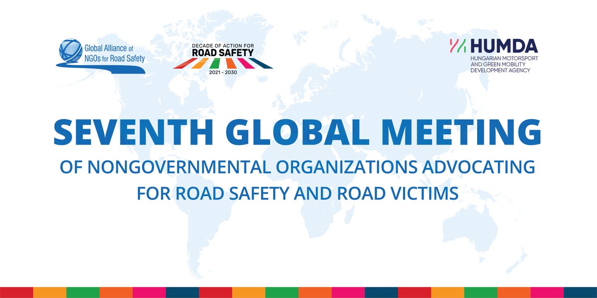 Not long until the Global Meeting. We've got a fantastic agenda lined up. Find it here: roadsafetyngos.org/news-events/ev…