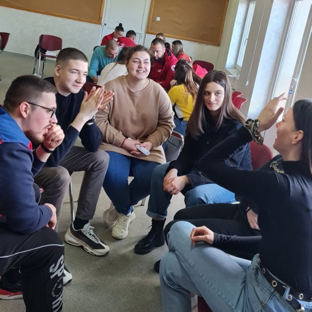 Sjajna energija na treningu - Timski rad, u saradnji sa Crvenim krstom Vojvodine. 🙂