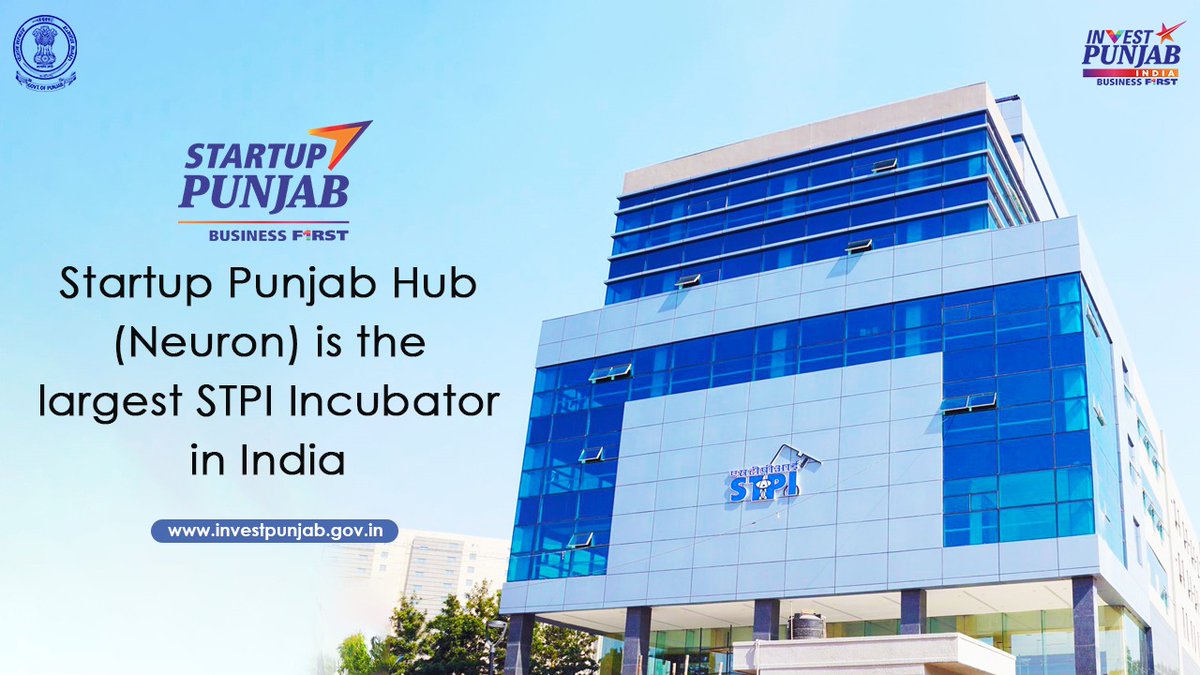 The 500-seater ‘plug and play’ facility at Startup Punjab Hub (Neuron) at <a href="/STPIMohali/">STPI Mohali</a> is nurturing young dreams - yet another reflection of strong ecosystem for startups in Punjab.

#InvestPunjab
