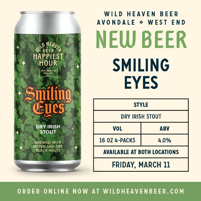 BeerWildHeaven's tweet photo. Weekend Update: Friday Happiest Hour Live Music, 2 New Beers - #stpatricksbeer #craftbeer #weloveatl https://t.co/gneys0TZDi https://t.co/yvJWwUdypx