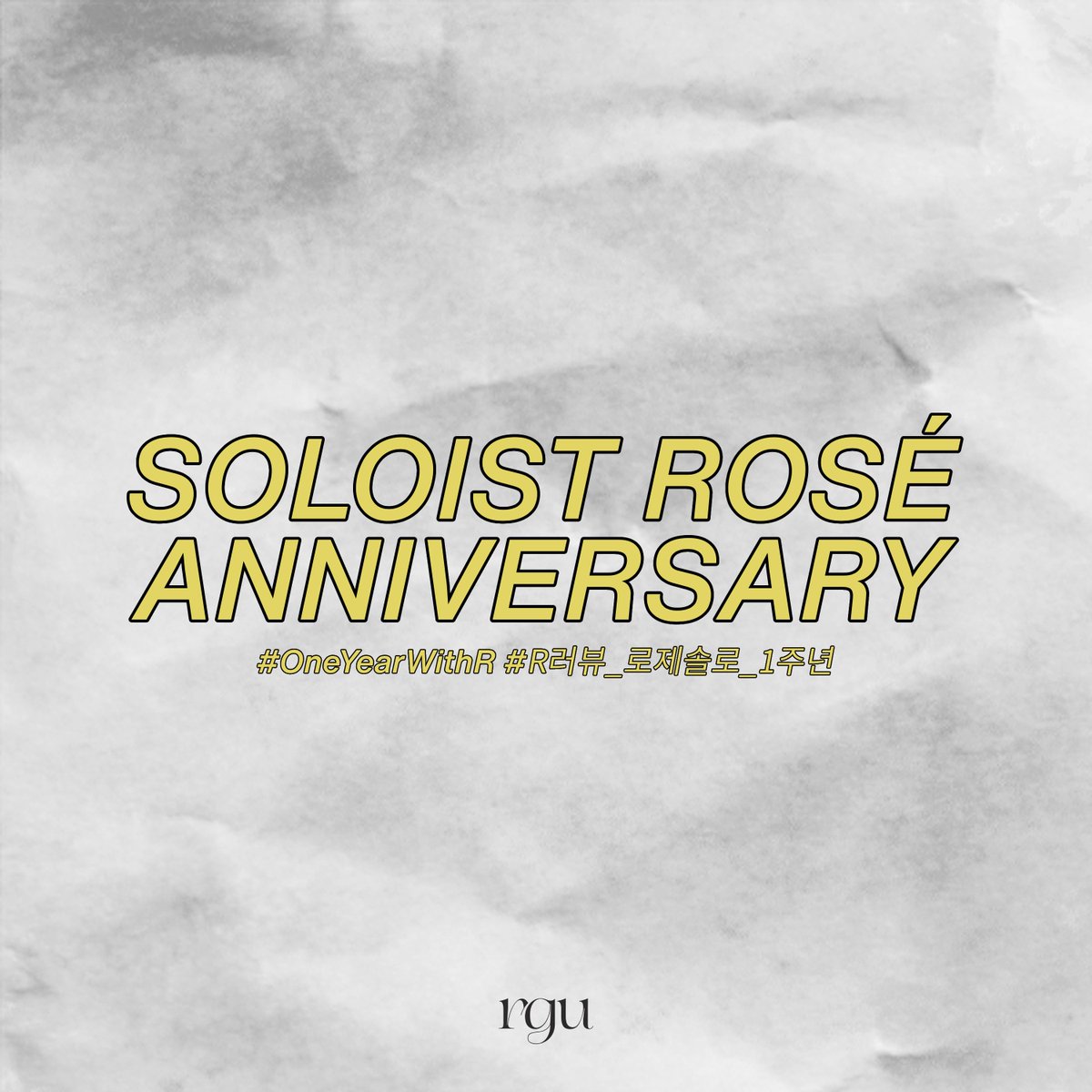 rose_charts's tweet photo. - R ANNIVERSARY HASHTAG -

Join us in trending the tags as we celebrate ROSÉ -R- release anniversary. 

SOLOIST ROSÉ ANNIVERSARY
#OneYearWithR
#R러뷰_로제솔로_1주년 https://t.co/o9DxoIno6g