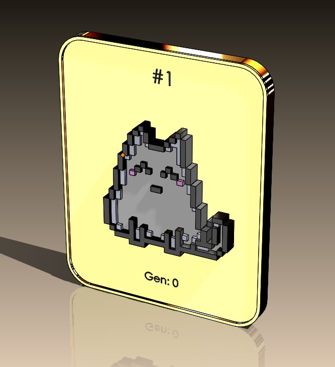 These kitties <a href="/KittyKadToken/">$KittyKad</a> are so damn cute had to draw it out 3 dimensional! $kda you're a cool cat 🐈, don't miss out! 😎