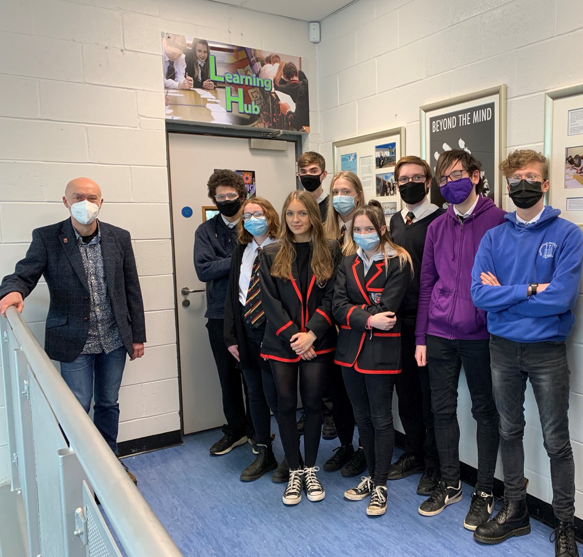 QAHS_English's tweet photo. Chris' visit was made possible with funding from the Scottish Book Trust's Live Literature Programme.  

Chris is pictured with pupils from the Advanced Higher English class
@cbrookmyre @scottishbktrust @qahsinfo https://t.co/585fEMrmGn