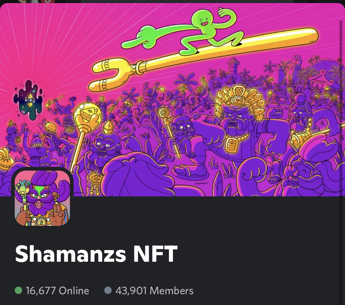 Shamanizer_NFT's tweet photo. The ShamaGang is quietly growing. We’re not looking back anymore 🙏🏻👁 https://t.co/hBE4XPUzd9