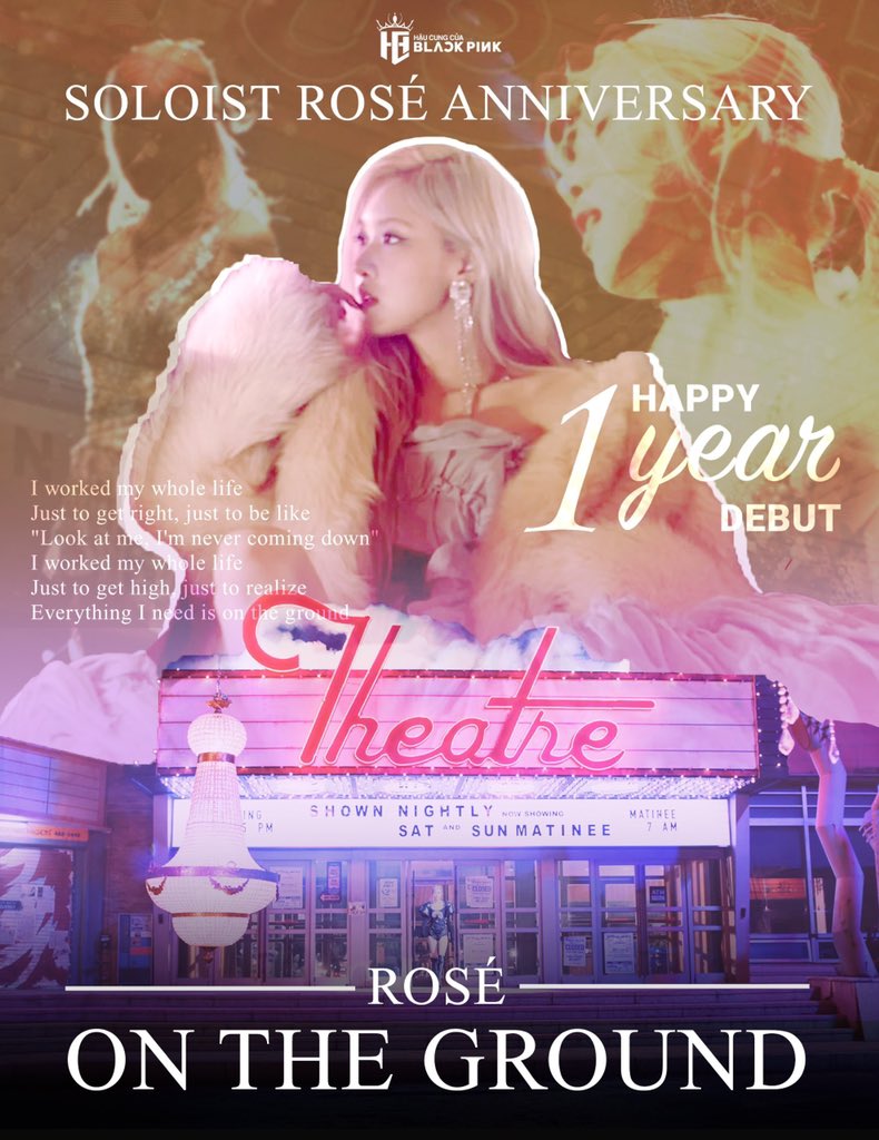 Kỉ niệm 1 năm ra mắt ON THE GROUND.

SOLOIST ROSÉ ANNIVERSARY
#OneYearWithR
#R러뷰_로제솔로_1주년
<a href="/BLACKPINK/">BLACKPINKOFFICIAL</a>