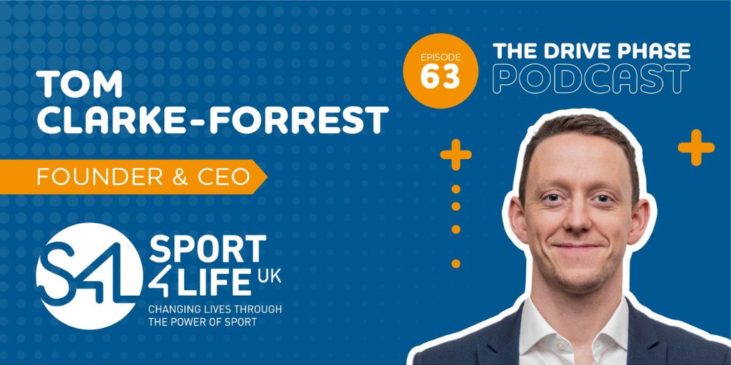 coordinatesport's tweet photo. Our guest in this episode is Tom Clarke-Forest, Founder and CEO of @Sport4LifeUK. We discuss Tom's inspiration for launching the charity, strategies for high performance and their plans for the future. https://t.co/0E6yI5lNwq
#thedrivephase #sportspodcast #sport4life https://t.co/DPxC2yMsjB