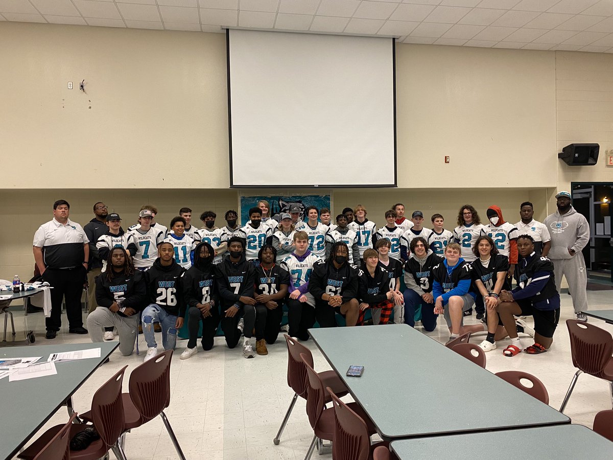 Our 3rd annual 8th grade signing day was a success! I want to thank all parents and and future wildcat athletes who time out of their evening to come out and spend time meeting the west football coaching staff and allowing us to share our culture with you! #ChaneYourMindset
