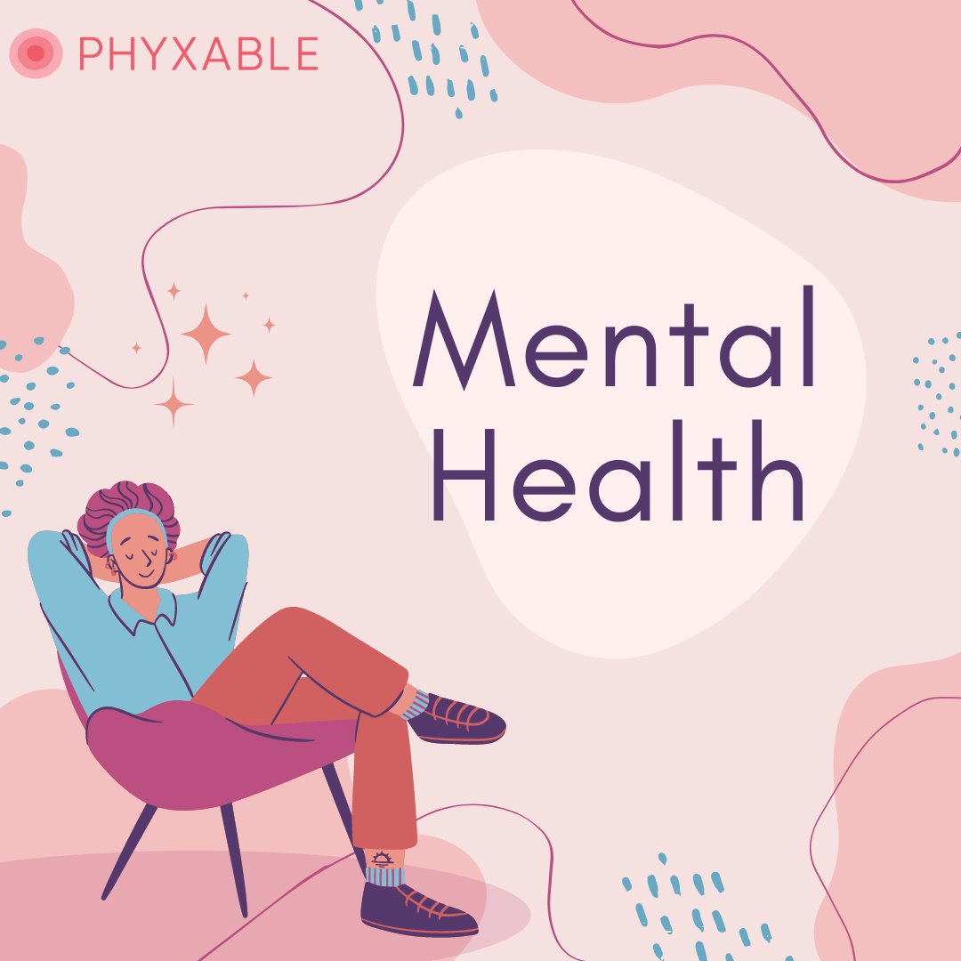 Phyxable's tweet photo. Good mental health is important because it can assist you with:
coping with the stresses of life, working productively, and having good relationships.
We can help you feel better, get started at: https://t.co/aR8AjtxhNq
#physiotherapy #mentalhealth #virtualphysiotherapy https://t.co/G7h5UsZAlH