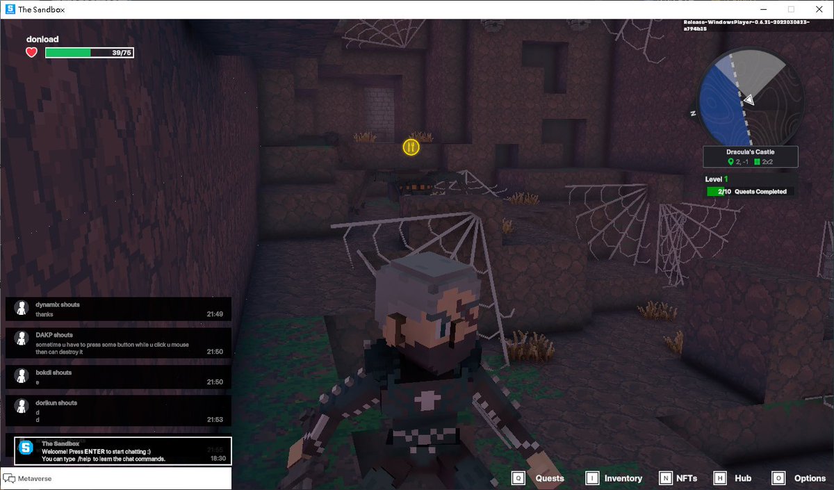 JuloPoland's tweet photo. @TheSandboxGame I just participated in the daily #SandboxAlphaS2Contest for a chance to earn up to 1,000 $SAND! Starting March 10 - Show your love for Dracula. Check out my screenshot below! 👇 #SandboxAlphaS2 https://t.co/7cOKuSfSzY