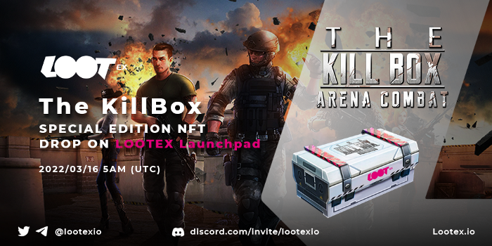 LootexIO's tweet photo. We are releasing limited edition Killbox NFT guns that will soon be available on our Launchpad. Official launch will be on March 16, 2022. 05:00 UTC. There will be a total of 500 NFTs available for minting.

#Lootex #Launchpad #thekillbox

For more info:
https://t.co/uex2BNOvCI https://t.co/Wclk4wV7L8
