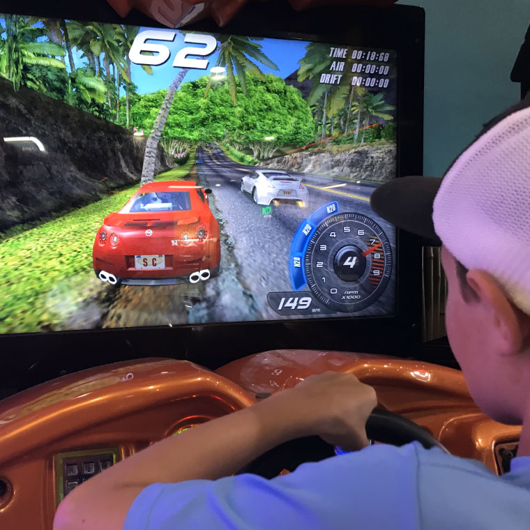 With all your favorite arcade games, you'll never get bored at the Starcade! Beat the highest score at the Waterville Amusement Park, open 12:00-8:00pm.