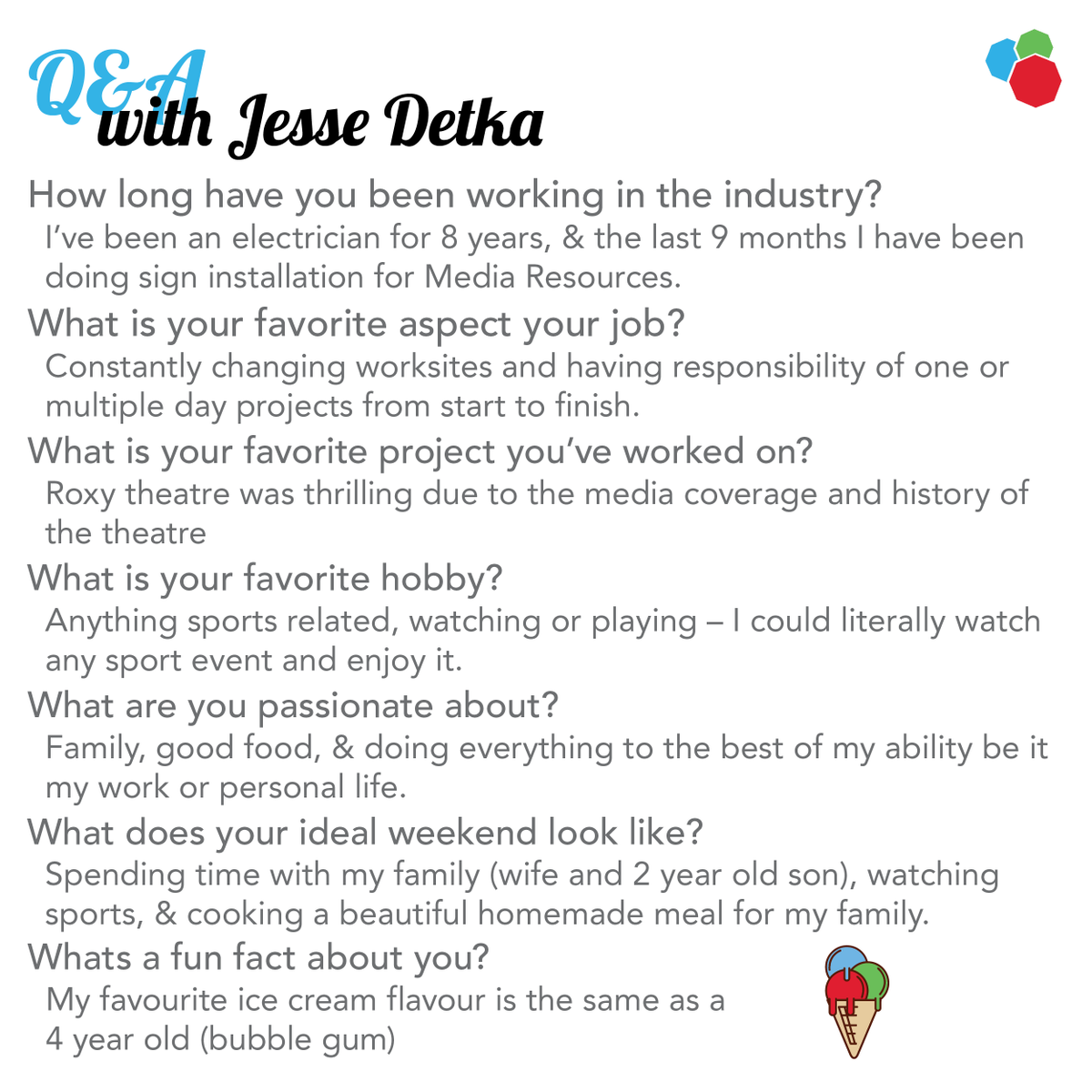 mediaresources's tweet image. It's Friday and the moment we have all been waiting for - #featurefriday! Meet, Jesse Detka!  Jesse is one of our Sign Installers in Alberta, who is known to be an absolute rockstar in his role!  Thank you for all that you do Jesse!  🤩

#employeeappreciaiton #signinstaller