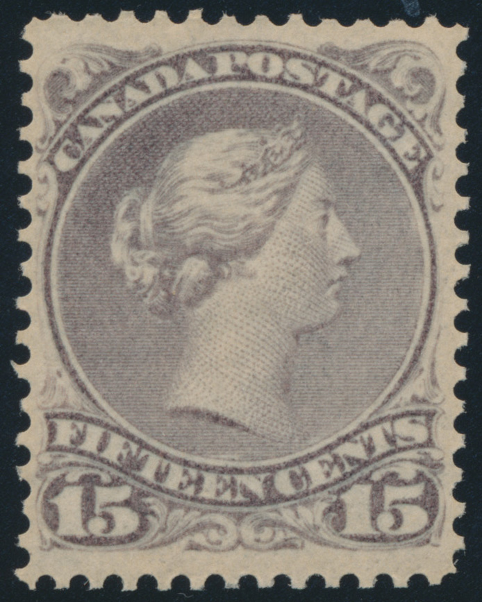 SparksAuctions's tweet photo. From the Bytown Collection, sold in February: Lot 12, Canada 1868 fifteen cent slate purple Large Queen, VF NH, sold for C$1,228 #DennisDunn #LargeQueen https://t.co/RCoBRDMvRC https://t.co/bQ3A8V1WnS