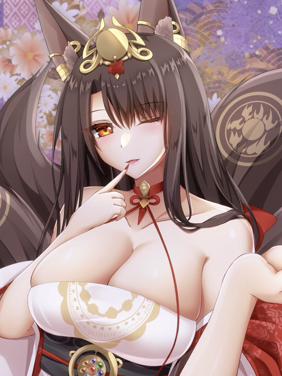 赤城(アズールレーン) 「#絵柄が好みっていう人にフォローされたい
🙏💕✨ 」|紅葉月るな🍁お仕事/Skeb募集中のイラスト