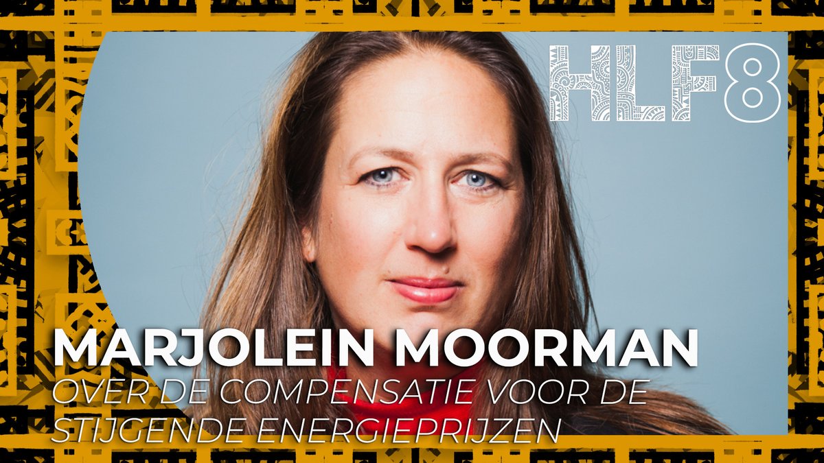 Hlf8Live's tweet photo. Marjolein Moorman, Amsterdamse wethouder, heeft het vanavond over de compensatie voor de stijgende energieprijzen. #HLF8 https://t.co/JdDjMIz2Wj