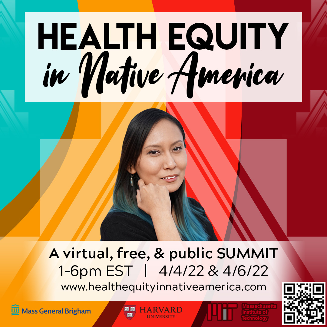 DanChondeMD's tweet photo. Because we need to recognize the systemic exclusion of Native voices from health conversations

Join us to discuss health equity &amp; social determinates of health as they affect Native communities.

Free, Virtual, Public.
@Peoples_heART @DavidShaneLowry @anams1975  @aaipdocs @MIT https://t.co/ZrhE4t9gfX