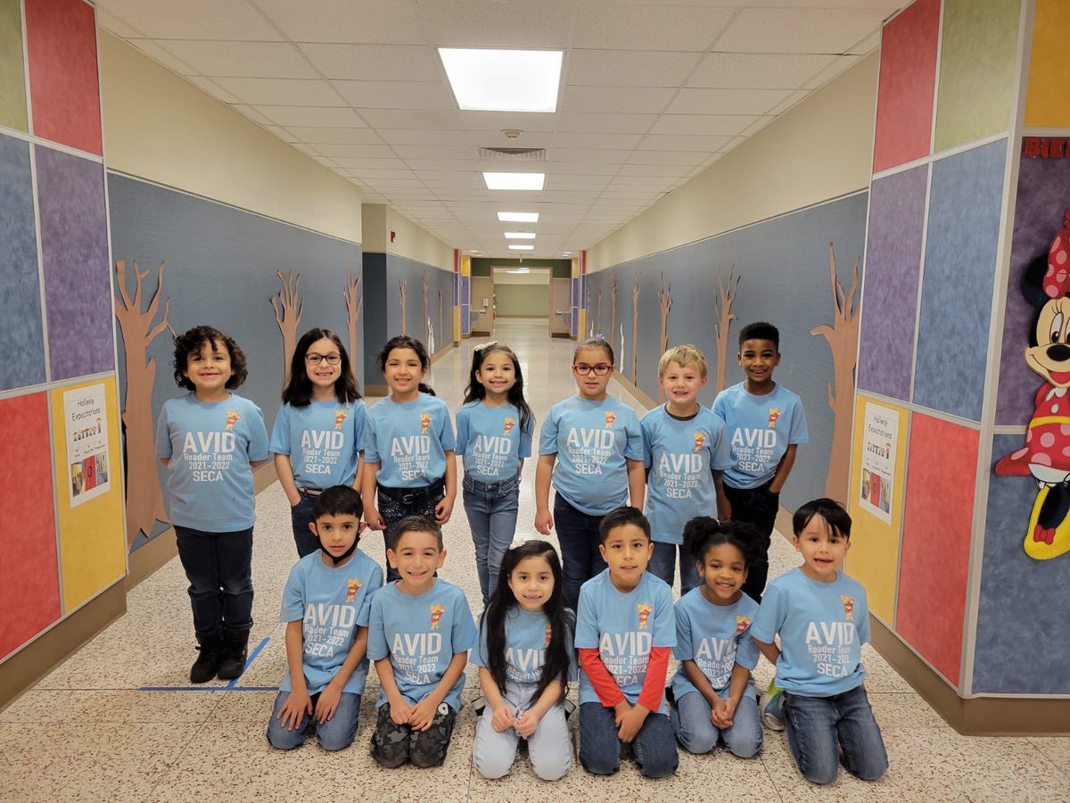SECAJaguars's tweet photo. Our Avid Reader team is ready for today’s competition!!! Good luck team!!! @SheldonISD #SECAJagusrLearn https://t.co/suDxMa2uqO