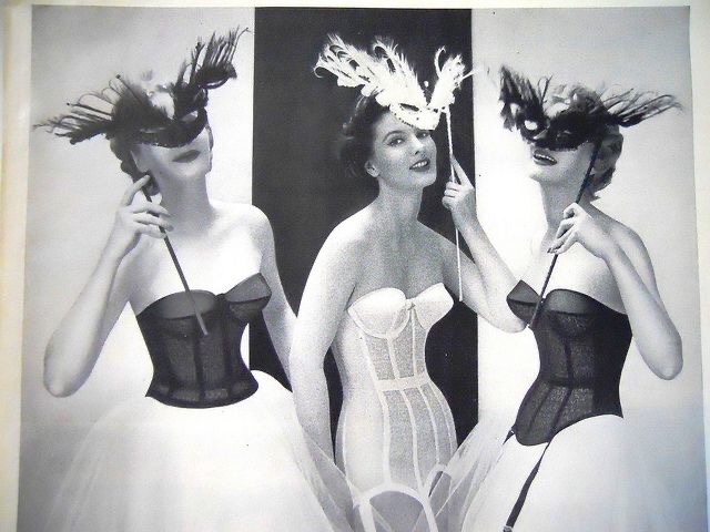 St Peters House Library, University of Brighton on X: Mention lingerie and  it's hard not to think of the #50s - an era of exaggerated shapewear at its  pinnacle. Merry Widows, corselettes