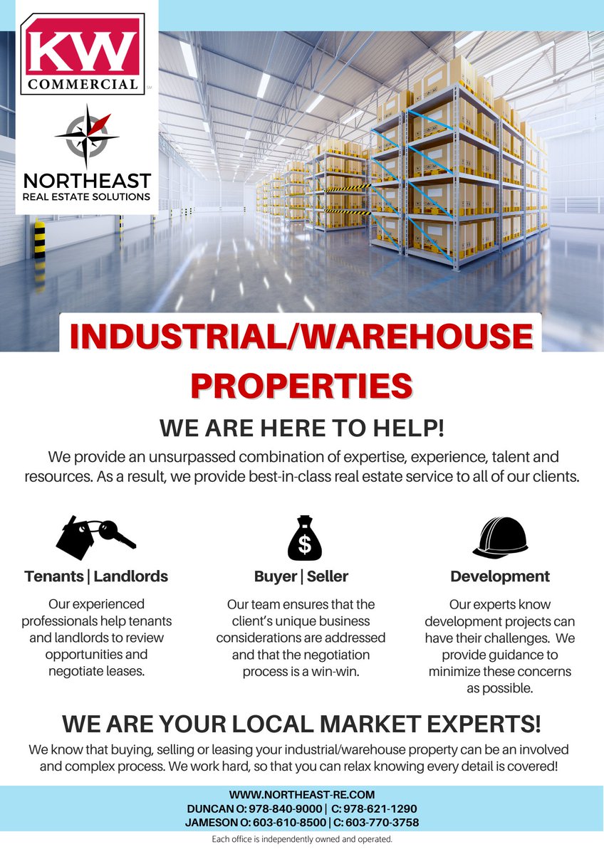 Northeast Real Estate Solutions at KW Commercial (NortheastCRE) Twitter