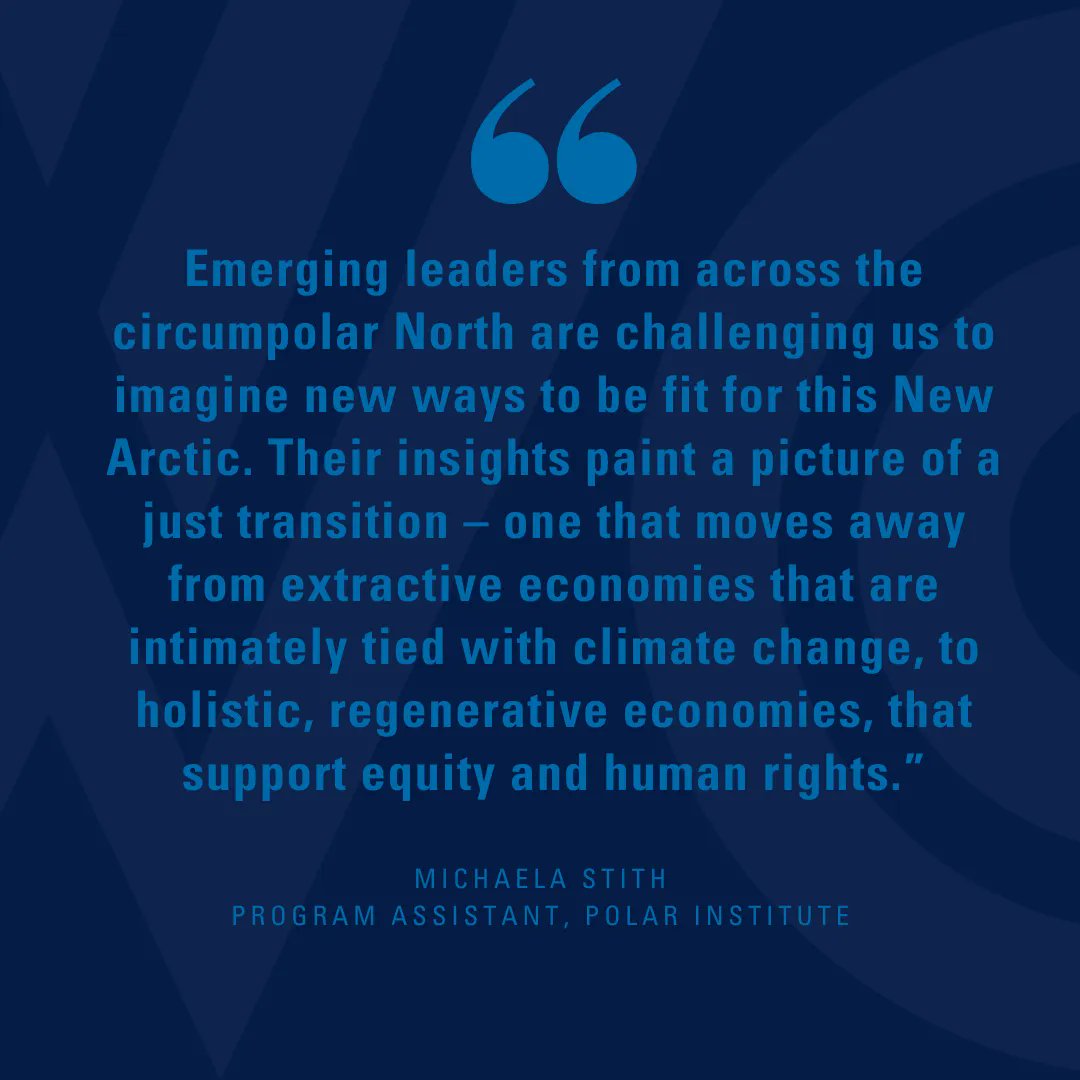 PolarInstitute's tweet photo. WATCH &amp; READ: "Arctic Youth and the Anthropocene." Emerging leaders from @arcticfrontiers, @USArcticYouth, and @articpeoples share insights and perspectives about the Arctic region they hope to see in the next 25 years ➡️ https://t.co/BWaHWzBuKw https://t.co/tbPFvDVHfs