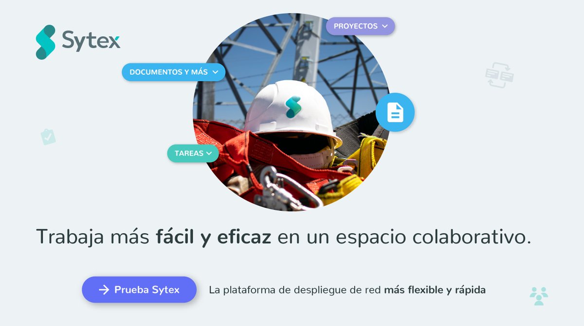 SytexHQ's tweet photo. ✅  ¡Trabaja ágil y colaborativamente con tu equipo! 

👉En @SytexHQ  cada usuario recibe las actividades a realizar y completa paso a paso los requerimientos de datos y multimedia definidos.

#MásConectividad #Sytex #telecomunicaciones #obras #trabajo https://t.co/Ho6rHbOUlf