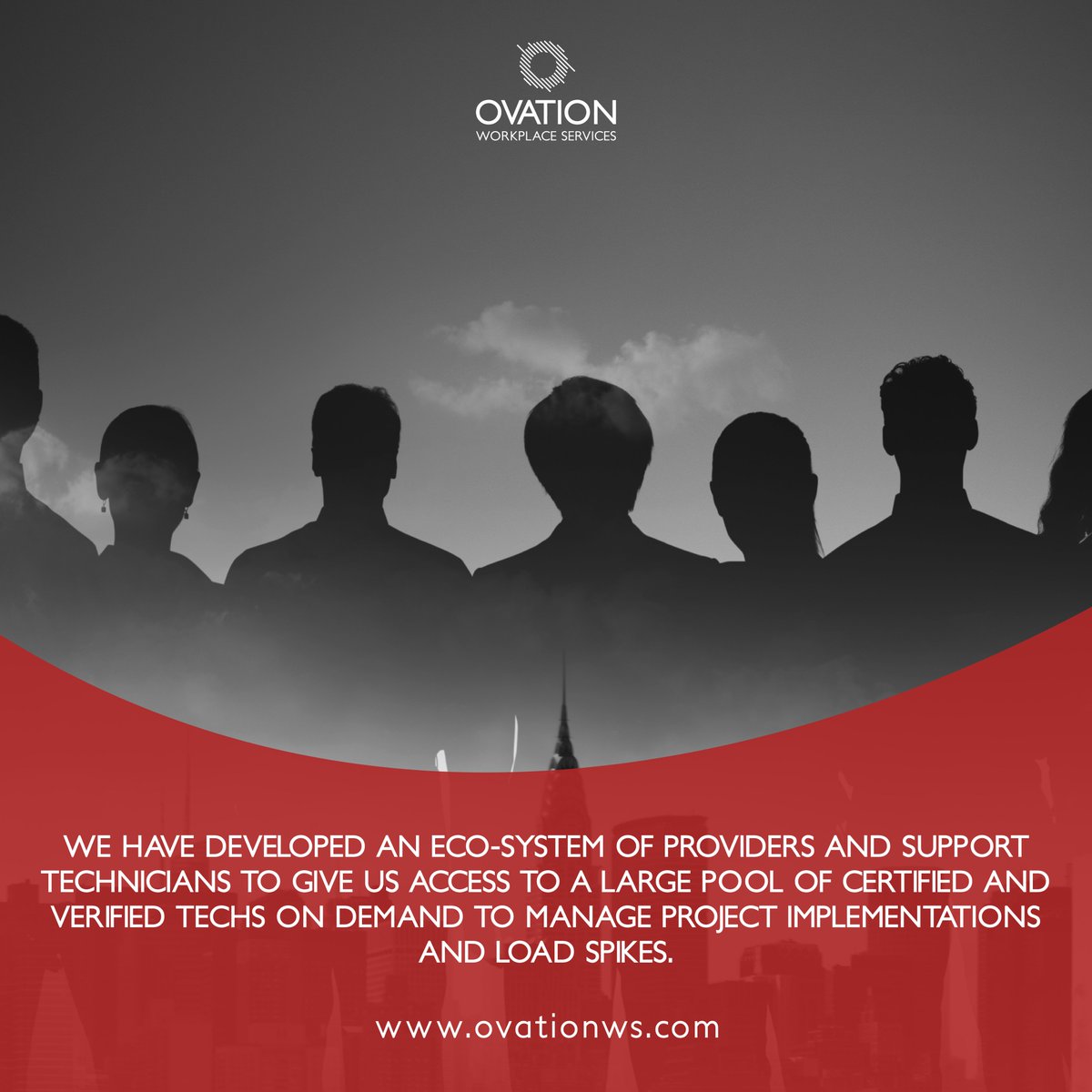 Ovationwps's tweet photo. We have developed an eco-system of providers & support technicians to give u access to a large pool of certified & verified techs on-demand to manage project implementations & load spikes.
For more details connect with us on https://t.co/xtAUyD8LD7
#technicalsupportservices https://t.co/U4mb1HuHwv