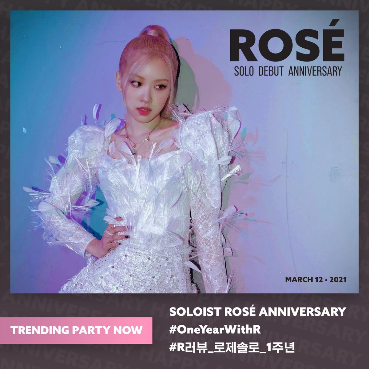 BlinkVotingCrew's tweet photo. 📣 TWEET. RETWEET. REQUOTE and REPLY THE TAGS FOR ROSÉ!🥀

SOLOIST ROSÉ ANNIVERSARY
#OneYearWithR #R러뷰_로제솔로_1주년 @BLACKPINK https://t.co/BYJMkzegBQ