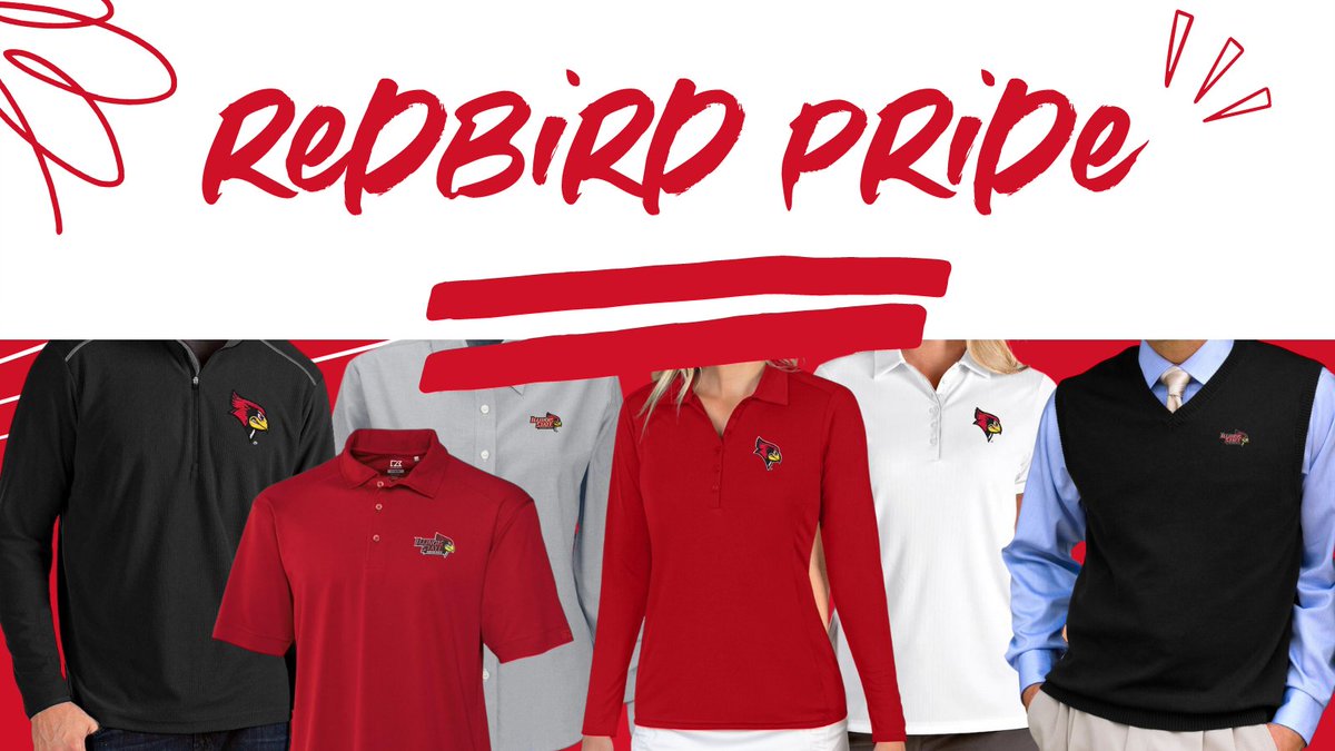 IllinoisStateU's tweet image. #GradTip: As you join the working world, #RedbirdAlum, it’s time to spiff up your collection of Redbird gear and get some stuff you can actually wear to the office. Check out the Alamo II, Barnes and Noble Bookstore inside the Bone Student Center, and the GoRedbirds shop!