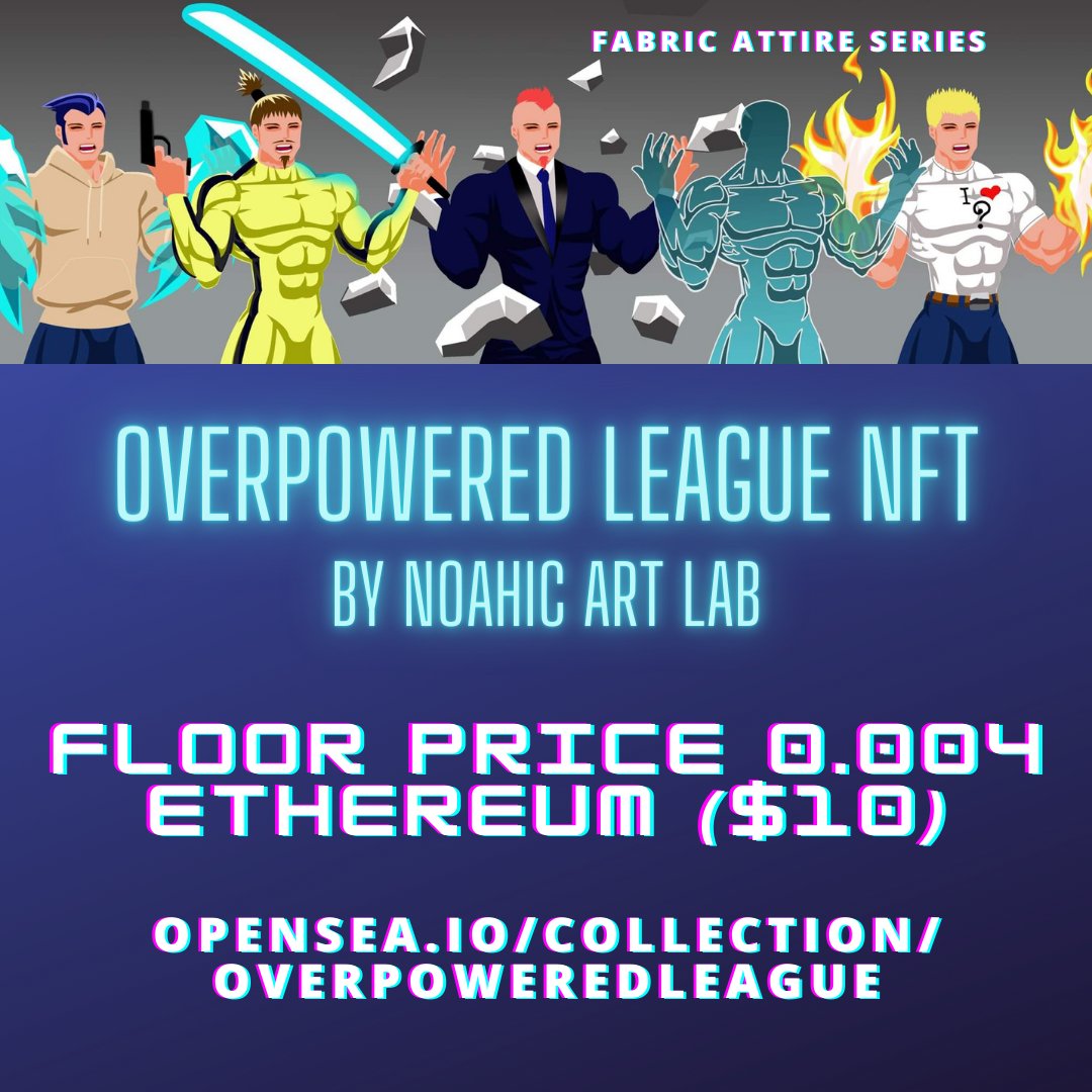 Eliteedgar7's tweet photo. Sale! Sale! Sale!
Overpowered league NFT collection
Floor price 0.004 Ethereum
https://t.co/0EtUxsYk4t

#Finance #Business #HighSociety #Millionaire #HighValue #Rich #Wealth #Investment #Investing #Crypto #Cryptocurrency #digitalart #art #NFT #artcollectible #cryptoart https://t.co/zAjl1RQaYu