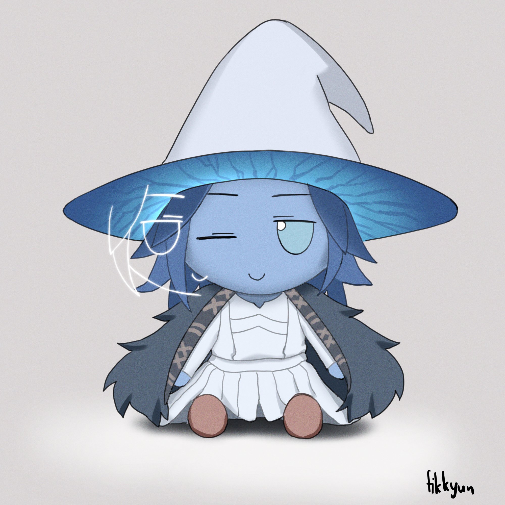 The Fact I haven't seen Elden Ring fanart of Ranni as a Fumo is wholly  disappointing to me. It's such a clearly good idea. by Kallehmono, Ranni  the Witch (Elden Ring)