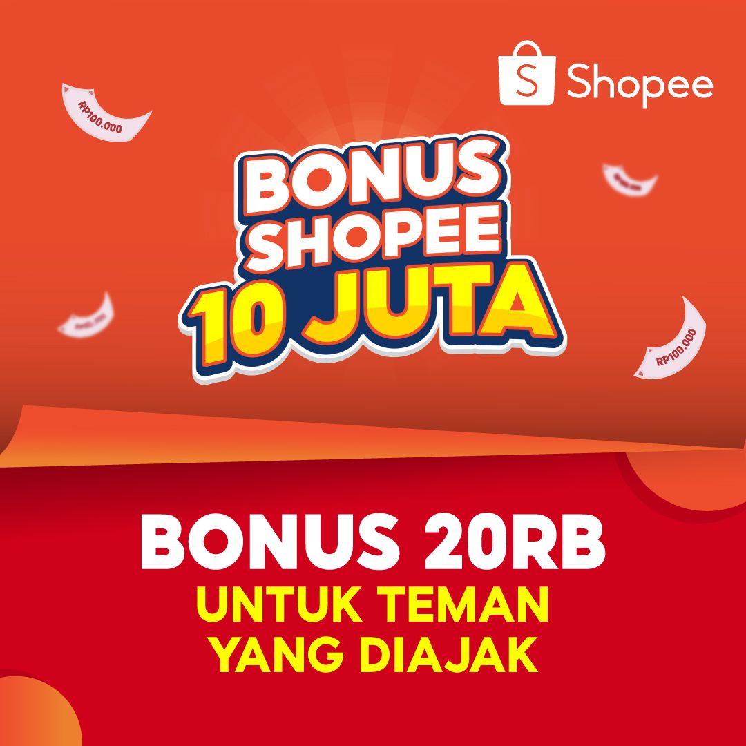 Hai! Ada bonus 20RB untukmu yang langsung bisa ditarik, nih! Yuk, download Shopee dulu dengan klik link ini: #BonusShopee10Juta shp.ee/sjcvycs2trb