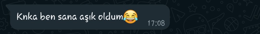 Bende sana karşı boş değilim @esraakoc24