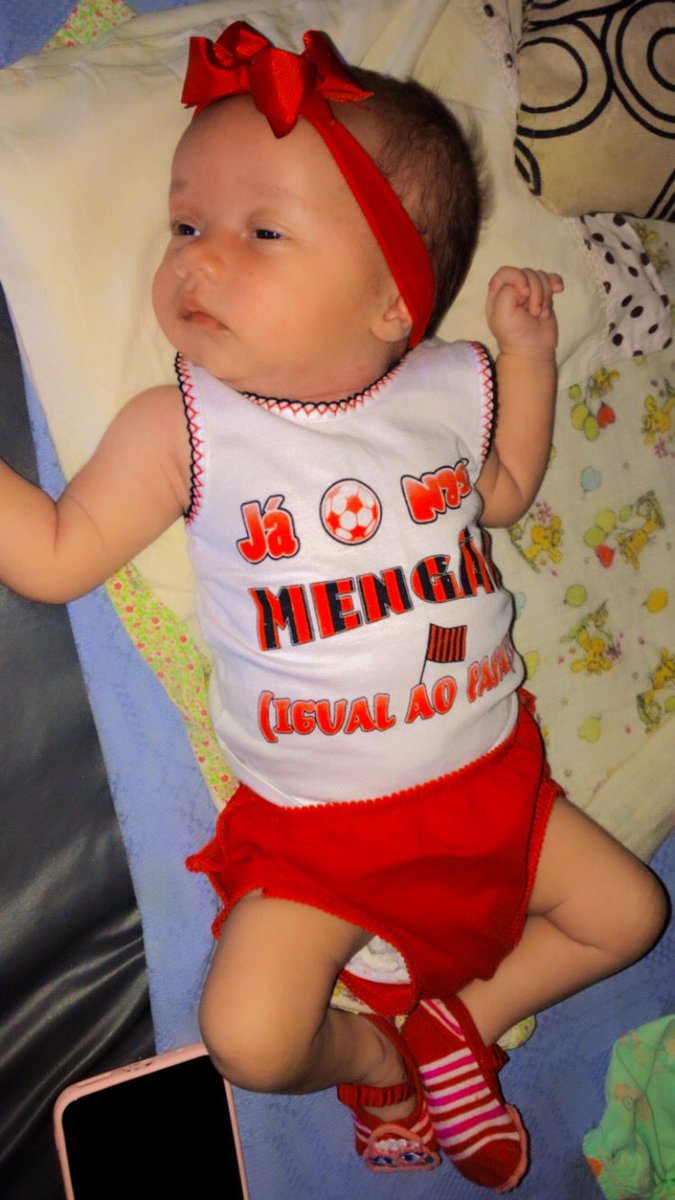 Minha flamenguista ❤️🖤❤️🖤