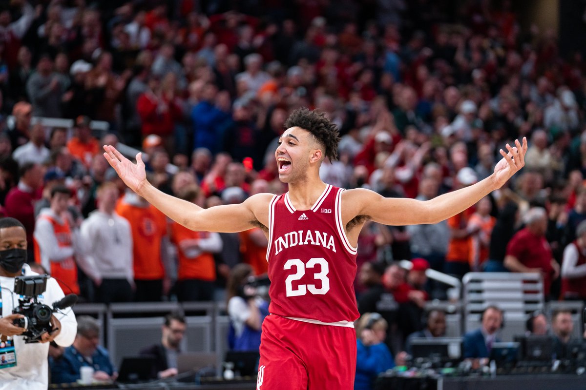 BigTenNetwork's tweet image. .@IndianaMBB is rolling 😤. Celly szn! 

#B1GTourney
