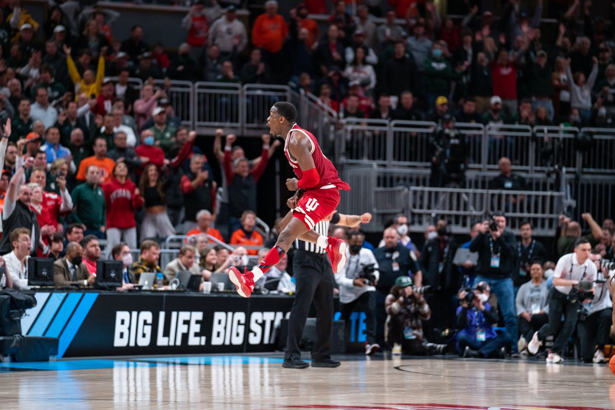 BigTenNetwork's tweet image. .@IndianaMBB is rolling 😤. Celly szn! 

#B1GTourney