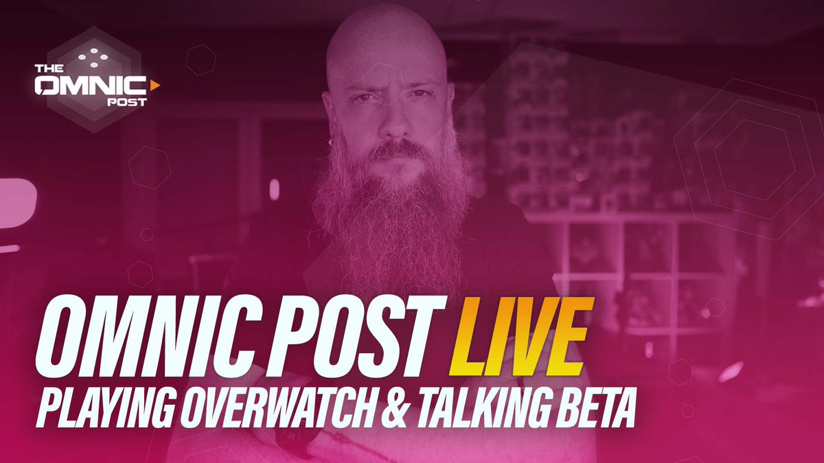 omnicpost's tweet photo. Doing a #youtube live stream! First ever! Come join us on https://t.co/2cCLTPlPDI and bring a drink! We are  playing some #overwatch and talking about the #overwatch2beta! #stream https://t.co/kZUcdqZy6w