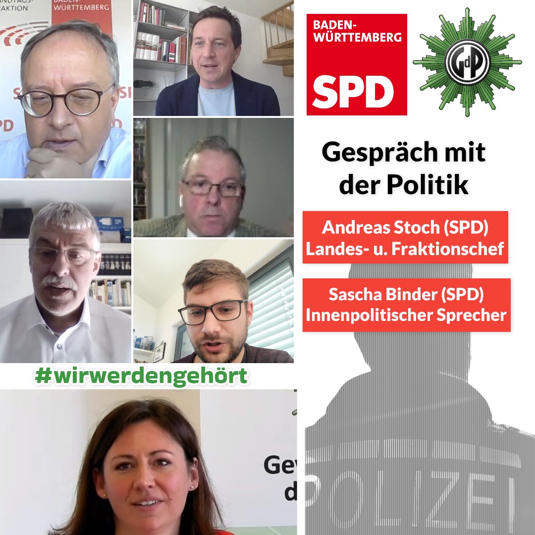 GdP Baden-Württemberg (@gdp_bawue) on Twitter photo Heute hatten unser Landesvorsitzender Gundram Lottmann <a href="/GdP_BaWue/">GdP Baden-Württemberg</a> und seine beiden Stellvertreter/in Diana Arnold und <a href="/gdpvorsitzender/">Thomas Mohr</a> #Mannheim Thomas Mohr, wie auch Marius Buck, Landesjugendvorsitzender, ein Gepräch mit @StochAndreas und <a href="/saschabinder/">Sascha Binder</a> Binder von der <a href="/spdbawue/">SPD Baden-Württemberg</a> Heute hatten unser Landesvorsitzender Gundram Lottmann <a href="/GdP_BaWue/">GdP Baden-Württemberg</a> und seine beiden Stellvertreter/in Diana Arnold und <a href="/gdpvorsitzender/">Thomas Mohr</a> #Mannheim Thomas Mohr, wie auch Marius Buck, Landesjugendvorsitzender, ein Gepräch mit @StochAndreas und <a href="/saschabinder/">Sascha Binder</a> Binder von der <a href="/spdbawue/">SPD Baden-Württemberg</a>