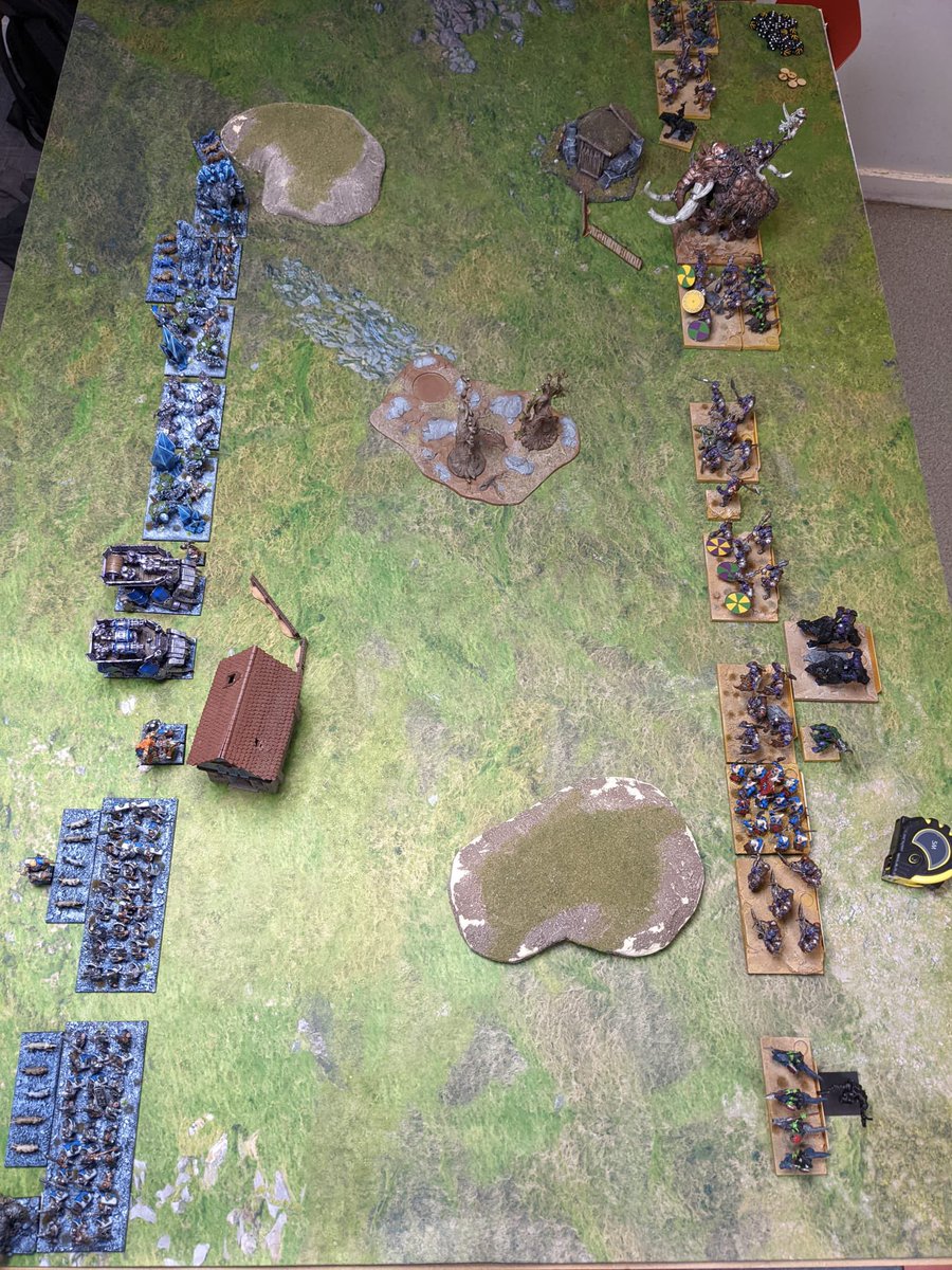 Great club night underway tonight with  both 40K and Kings of War being played, whilst a number of our AoS players are away at Kent GT this weekend. #Warhammer #40K #KingsOfWar #Wargaming #ClubNight