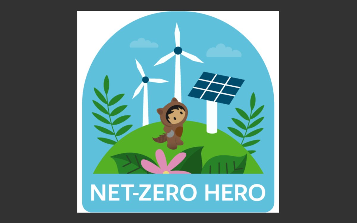 JamesSparkPlug's tweet photo. Excited to drive Sustainability while at Salesforce with the Net Zero Cloud. https://t.co/jSVaNzFsHj